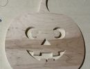 wood   halloween  pumpkin  unfinished